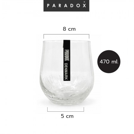 เเก้ว Dof Crackle Small White เเก้ว Dof Crackle Small White