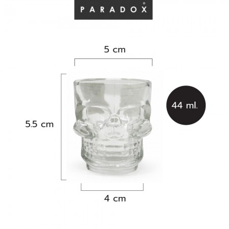 เเก้ว Skull Shot Glass เเก้ว Skull Shot Glass