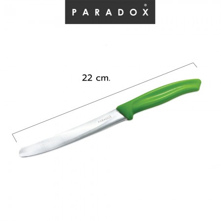 มีดหั่นอาหารเอนกประสงค์ 4.5" ด้ามพีพีสีเขียว มีดหั่นอาหารเอนกประสงค์ 4.5" ด้ามพีพีสีเขียว